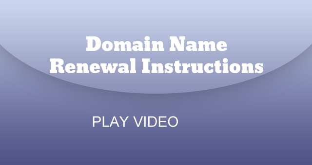 Play Domain Renewal Instructions Video