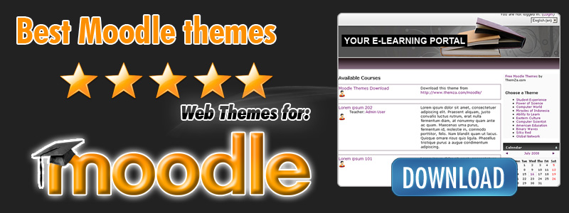 Free-of-charge Moodle Web Site Templates